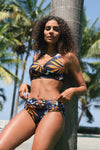 Electric Blooms Brigette Bikini Bottom