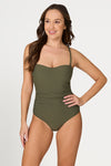 Olive Must Haves Colette Bandeau One Piece