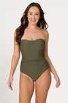Olive Must Haves Colette Bandeau One Piece