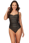 Deco Foil Joanne One Piece Swimsuit - Nip Tuck Swim US