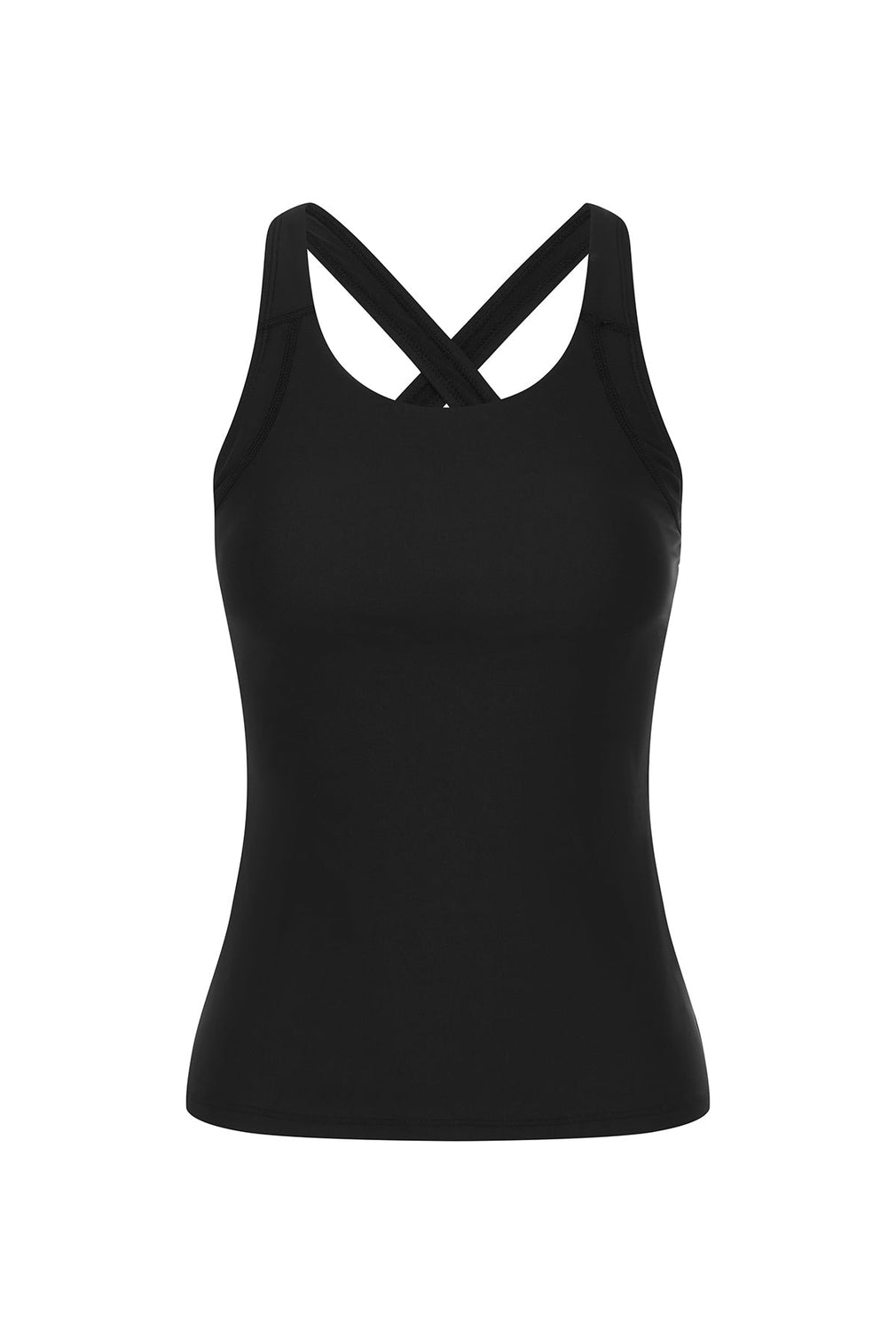 Black Candelo Active Wear Sports Bra Tank Top - Nip Tuck Swim Australia