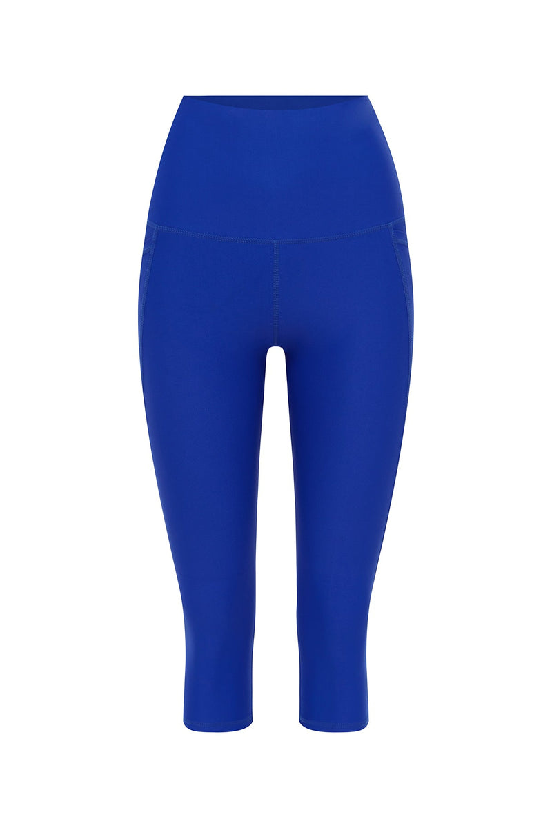 Blue Walaga Capri Leggings