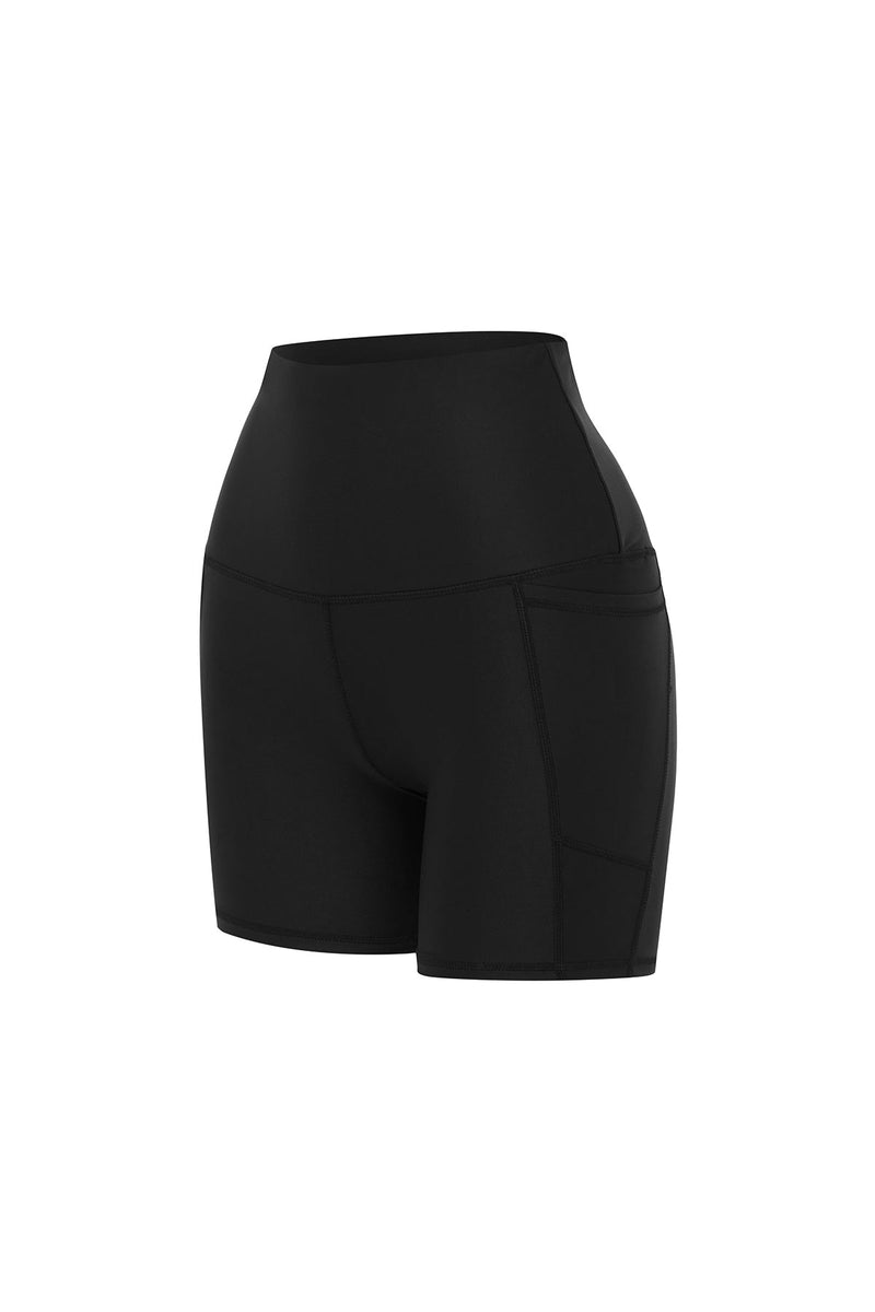 Black Narooma Bike Shorts - Nip Tuck Swim Australia