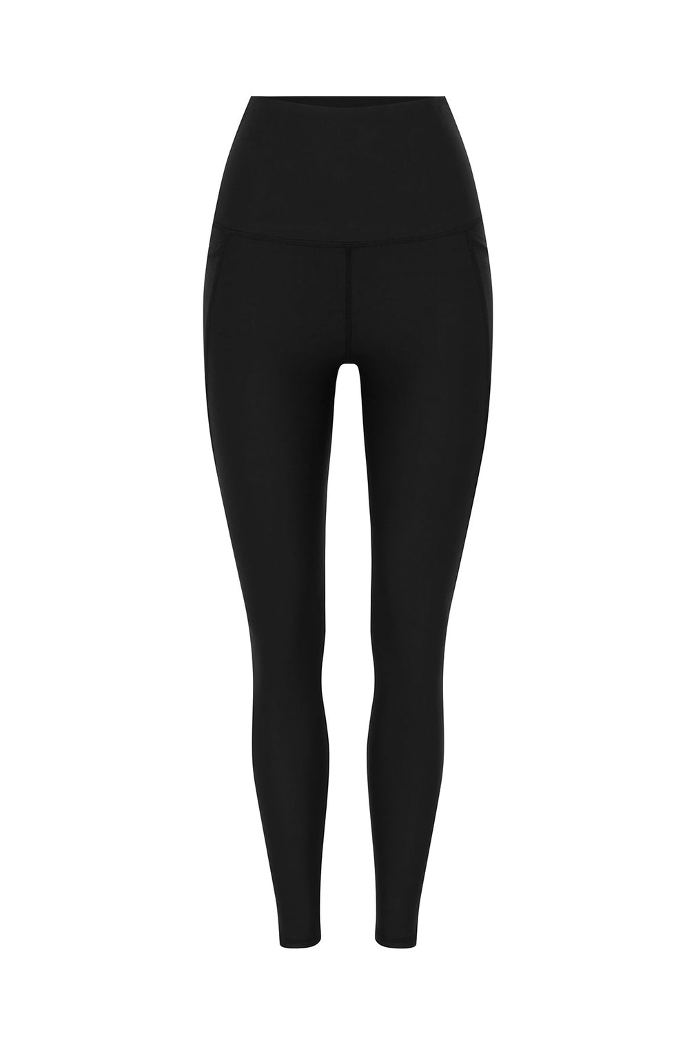 Black Jindabyne Full Length Leggings - Nip Tuck Swim Australia