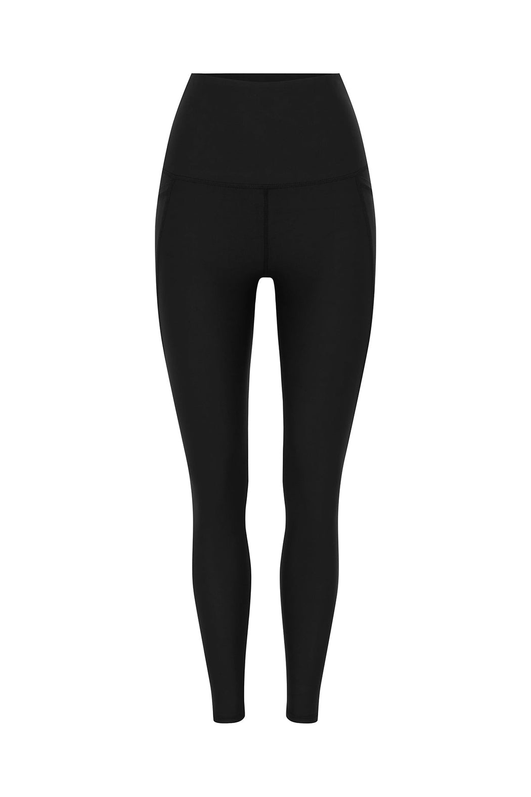 Black Jindabyne Full Length Leggings - Nip Tuck Swim Australia