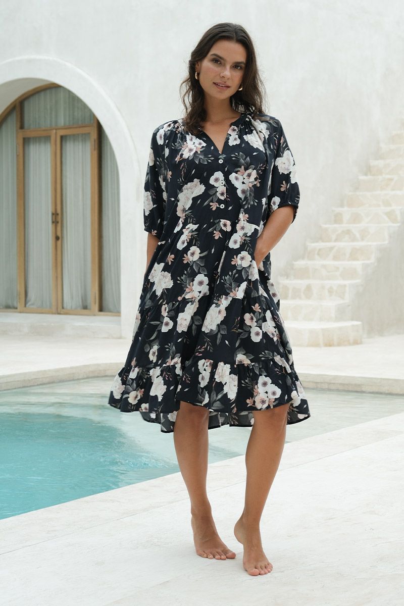 Evening Shadow Mandalay Midi Dress