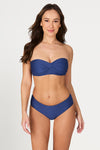 Blue Gamma Texture Jacinta D / DD Cup Underwire Bikini Top