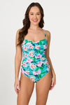 Peonies Jacinta Bandeau One Piece Swimsuit - Final Sale