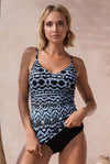 Esperance Black Edith Tankini Top - Nip Tuck Swim US