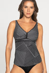 Between The Lines Audrey Tankini Top