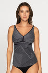 Between The Lines Audrey Tankini Top