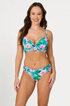 Peonies Isla C / D Cup Underwire Bikini Top - Final Sale