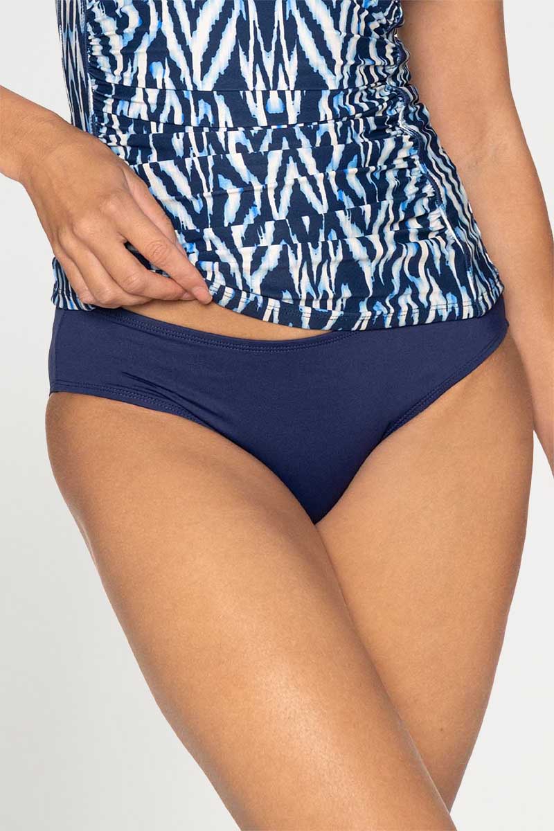 Plain Navy Louise Bikini Bottom