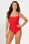 Red Must Haves Colette Bandeau One Piece Swimsuit