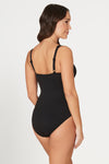 Black Must Haves Joanne Long Torso One Piece Swimsuit