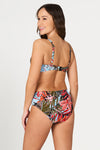 Black Hot Tropics Brigette Bikini Bottom - Final Sale