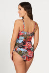 Black Hot Tropics Louise Tankini Top - Final Sale