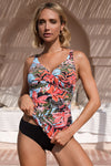 Black Hot Tropics Louise Tankini Top - Nip Tuck Swim US