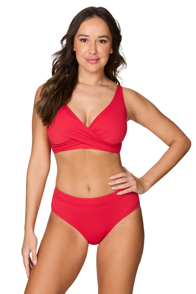 Red Must Haves Louise Bikini Top - Nip Tuck Swim US