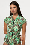 Exotic Eden Una Full Zip Sunsuit One Piece