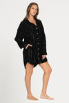 Black Cassandra Bronte Beach Shirt