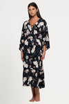Evening Shadow Corrimal Maxi Dress