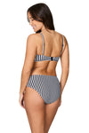 Black Xylophone Stripe Molly Triangle Bikini - Nip Tuck Swim US